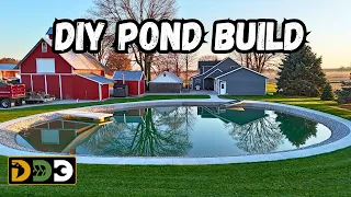 Full Backyard Pond Build Start To Finish