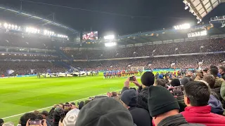 UCL Chelsea vs Borussia Dortmund champions league anthem 07/03/23