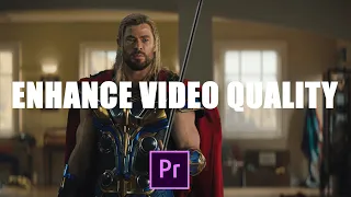 How to ENHANCE video quality in PREMIERE PRO!