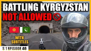 Tough Day in KYRGYZSTAN and DENIED Border Crossing [S1-Ep.40]| Austria to Afghanistan & Pakistan