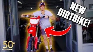 Breaking in Our *NEW* 50th Anniversary edition #crf450r Dirt Bike!