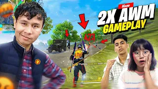 39 Kills 2x Awm Unbelievable Gameplay with Sooneeta & Ug Ayush Bhai 😍 Tonde Gamer - Free Fire Max