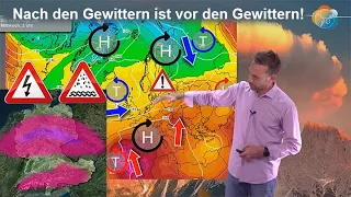 Nach den Gewittern ist vor den Gewittern! Unwettergefahr am Freitag! Aktuelles Wetter 17.-22.05.