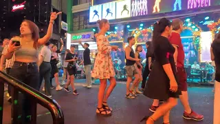 Nightlife Scenes On Bui Vien Street In Saigon 4K