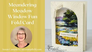 Meandering Meadow Window Fun Fold Card