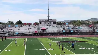 Running a 55.68 400m dash in 8th grade at Murrieta MS District Track Meet