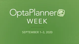 [OptaPlanner Week] Day Two - September 2nd