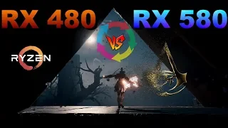 Rx 480 8GB vs Rx 580 8GB Assassin's Creed Odyssey FPS Benchmark Ryzen 5 2600x - 1080p
