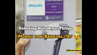 Rekomendasi Hair Dryer Murah dan Berkualitas Tinggi | UNBOXING HAIR DRYER PHILIPS HP 8126