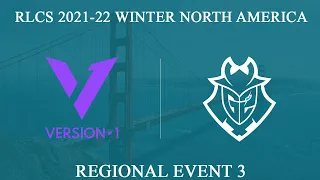 V1 vs G2 | RLCS 2021-22 Winter: North America | Version1 vs G2 Esports | 20 February 2022