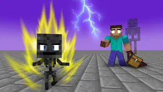 Baby Wither Skeleton Become Superhero!! - Monster School