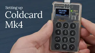 How to set up a Coldcard Mk4