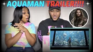 "Aquaman" - Official Trailer REACTION!!!