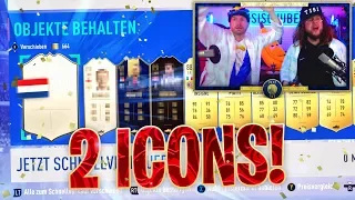 2 ICONS in 2 MINUTEN im PACK !! TOTY PACK OPENING ESKALIERT !! FIFA 19