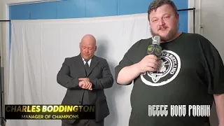 Charles Boddington Interviewed by Reece "Kong" Parkin, about his plans for Pro2 Wrestling!