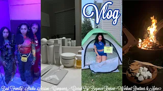 VLOG | Bad Family Studio Session + Campover + Cècred By Beyoncé Review + Workout Routines & More