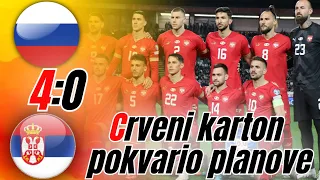 Rusija - Srbija 4:0 ☆ Najslabija utakmica od dolaska Piksija ☆ Reprezentacija Srbije