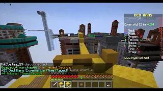 Juego BedWars por primera vez en el canal