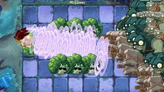 PvZ 2 100 Plants - Every Plants Max Level Vs 150 Dark Ages Gargantuar Zombies - Who is best?