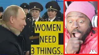 African Reacts To Putin's  Joke To Russian Policewomen: