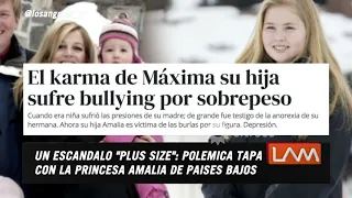 Escándalo "Plus size": polémica por la tapa de re vista con la princesa Amalia