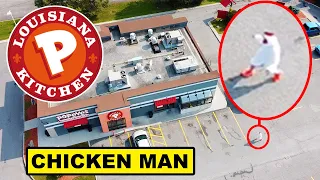 YOU WONT BELIEVE WHAT MY DRONE CAUGHT AT POPEYES | CRAZY CHICKEN MAN STARTING FIGHTS CAUGHT ON DRONE