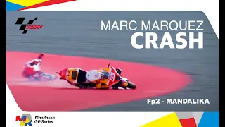 Moto GP Mandalika FP 2 - Marc Marquez Crash