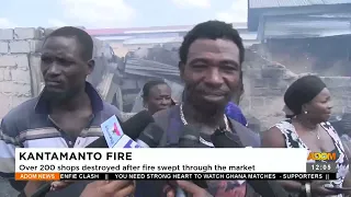 Kantamanto Fire: Over 200 shops destroyed as fire swept through market - Premtobre Kasee (29-11-22)