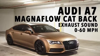 AUDI A7 MagnaFlow Cat Back Exhaust! 0-60MPH and Exhaust Clips