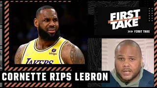 Jordan Cornette RIPS LeBron James for saying he wants to play for Stephen Curry | First Take