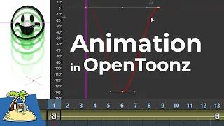 How to animate in OpenToonz using keyframe interpolation - 2D animation class [#007]