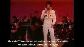 Elvis Presley - Walk A Mile In My Shoes - with story and song lyrics