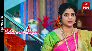 Manasantha Nuvve | 13th May 2024 | Full Episode No 725 | ETV Telugu