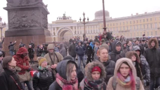 СПб. Митинг Навального против коррупции. Димон Ответит