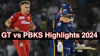 GT Vs PBKS Highlights // Cricket Highlights 2024 // Gujrat vs Punjab Highlights IPL 2024