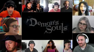 Everybody React to Demon's Souls Remake - Official Gameplay (MASHUP)