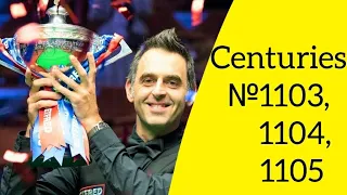 🚀Supernatural Ronnie starts the defence of the title! Ronnie O'Sullivan centuries №1103, 1104, 1105