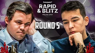 Gusto Mo Ba Maging Member Ng PILIT BOYS TEAM? | Carlsen vs Abdusattorov SuperBet Poland Rapid R5