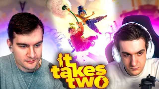 БРАТИШКИН и ЭВЕЛОН ИГРАЮТ в IT TAKES TWO + СМОТРИТ ТИК ТОК и МЕМЫ | ЗАПИСЬ СТРИМА