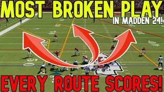 The GLITCHIEST PLAY in Madden NFL 24! SCORES VS EVERY DEFENSE! Best Plays, Gameplay Tips & Tricks