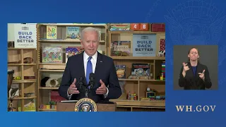 President Biden Delivers Remarks Promoting his Build Back Better Agenda