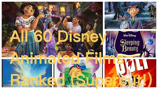 All 60 Disney Animated Films Ranked (Supercut!)