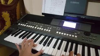 Chord Keyboard / Piano Kunyanyi Haleluya Symphony Worship (Belajar Keyboar untuk Pemula)