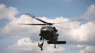 US Army Reserve HH-60M Blackhawk medevac training