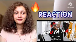 MC ST∆N - KHUJA MAT | OFFICIAL MUSIC VIDEO | 2K19 | NixReacts | REACTION