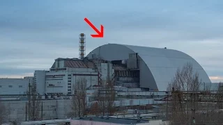 This giant building is basically a tomb for Chernobyl