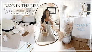 DAYS IN THE LIFE | Summer DIY, Shop with us & Hauls!