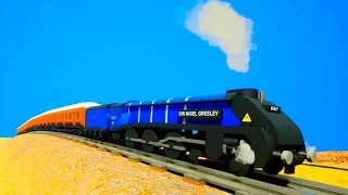 LEGO TRAIN VS TRAIN CRASH! - Brick Rigs