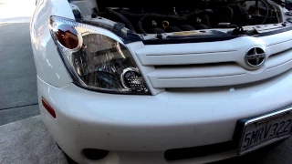 Scion Xa Headlight Assembly Replacement DIY!