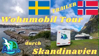 Trailer - Mit dem Wohnmobil 6000 Km durch Norwegen - Schweden - Dänemark, Eura Mobil Activa One 690